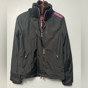 SUPERDRY Windcheater Pop Collar Triple Zipper Tech Jacket